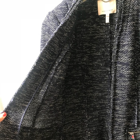 Rebecca Taylor Blue Tweed Blazer - Picture 3 of 7